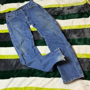 “George Strait”Wrangler Men's Straight Blue Jeans